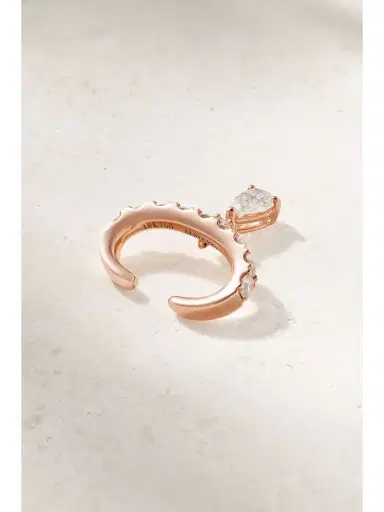 Anita Ko Daphne 18-karat Rose Gold Diamond Ear Cuff | Thumbnail 3 Anita Ko Daphne 18-karat Rose Gold Diamond Ear Cuff | Thumbnail 3