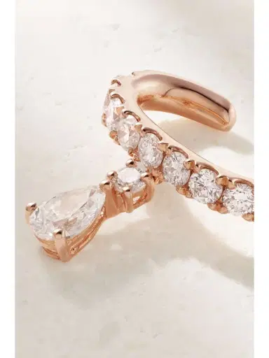 Anita Ko Daphne 18-karat Rose Gold Diamond Ear Cuff | Thumbnail 4 Anita Ko Daphne 18-karat Rose Gold Diamond Ear Cuff | Thumbnail 4