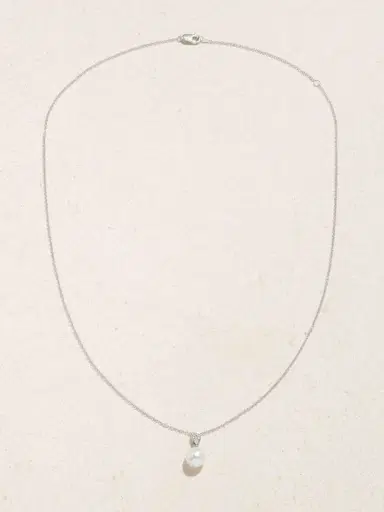 Mikimoto Morning Dew 18-karat White Gold, Pearl And Diamond Necklace | Thumbnail 4 Mikimoto Morning Dew 18-karat White Gold, Pearl And Diamond Necklace | Thumbnail 4
