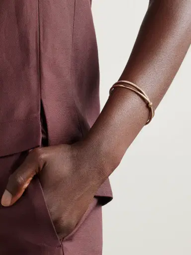 Pomellato Together Rhodium-plated 18-karat Rose Gold Diamond Bracelet | Thumbnail 2