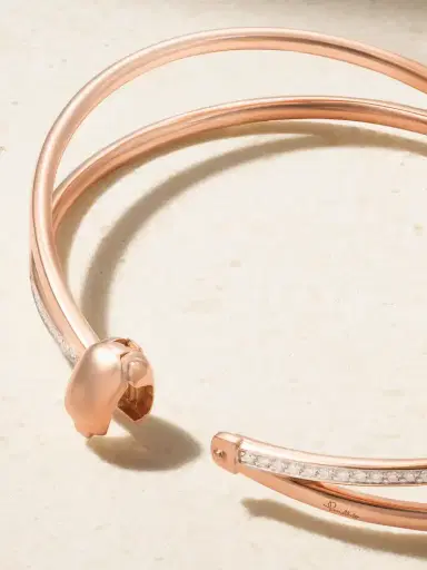 Pomellato Together Rhodium-plated 18-karat Rose Gold Diamond Bracelet | Thumbnail 3