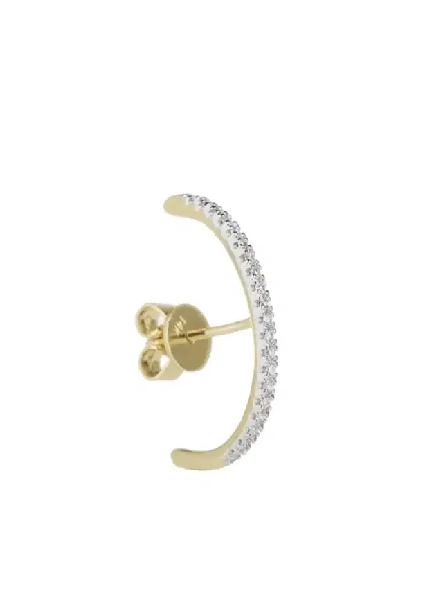 Suspender 10-karat Gold Diamond Earring