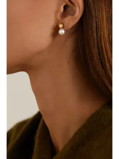 Mateo 14-karat Gold Pearl Earrings | Thumbnail 2 Mateo 14-karat Gold Pearl Earrings | Thumbnail 2