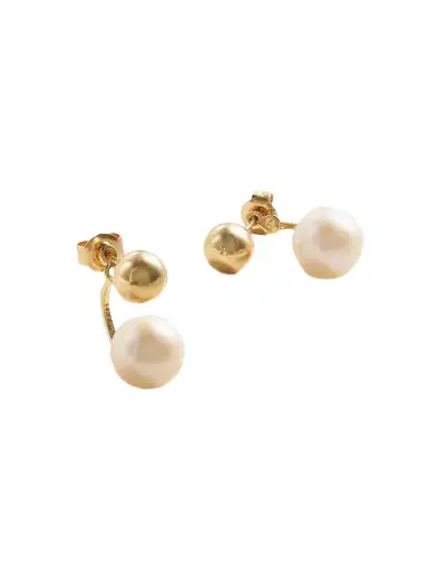 Mateo 14-karat Gold Pearl Earrings | Thumbnail 1 Mateo 14-karat Gold Pearl Earrings | Thumbnail 1