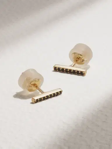 Melissa Joy Manning 14-karat Recycled Gold Diamond Earrings | Thumbnail 1