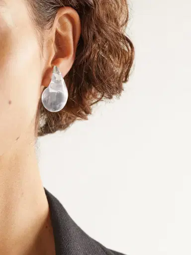 Bottega Veneta Resin And Sterling Silver Earrings | Thumbnail 2