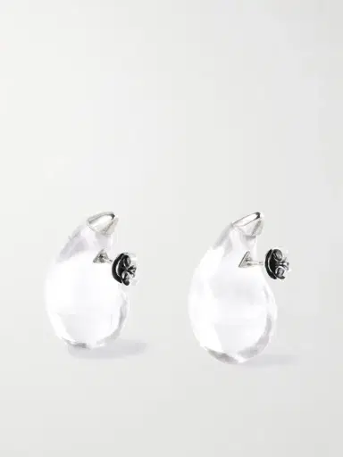 Bottega Veneta Resin And Sterling Silver Earrings | Thumbnail 3