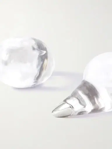 Bottega Veneta Resin And Sterling Silver Earrings | Thumbnail 4