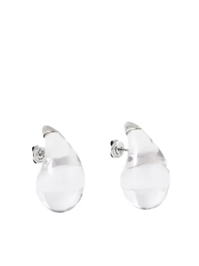 Resin And Sterling Silver Earrings