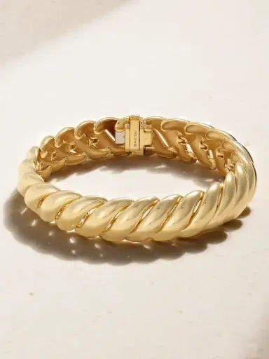 David Yurman Sculpted Cable 18-karat Gold Bracelet | Thumbnail 1