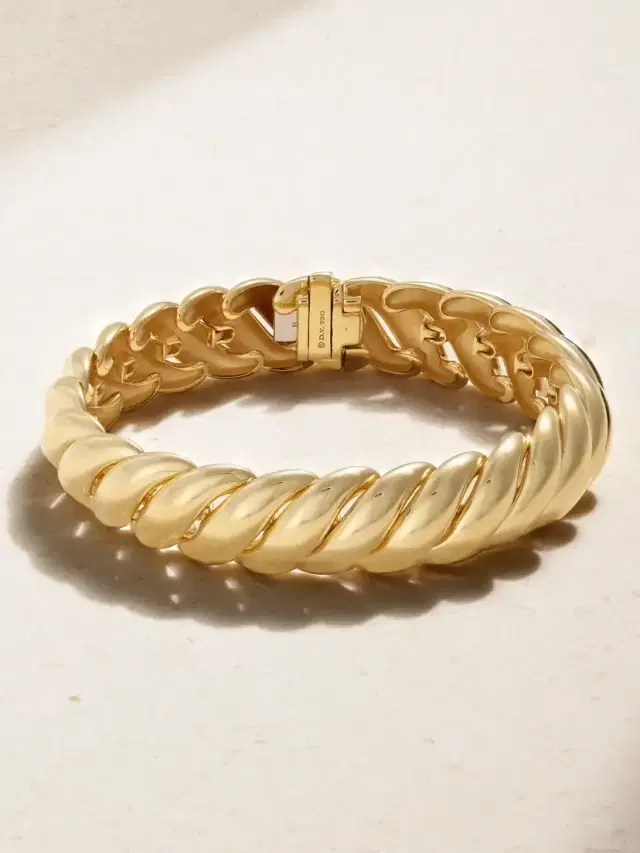 David Yurman Sculpted Cable 18-karat Gold Bracelet