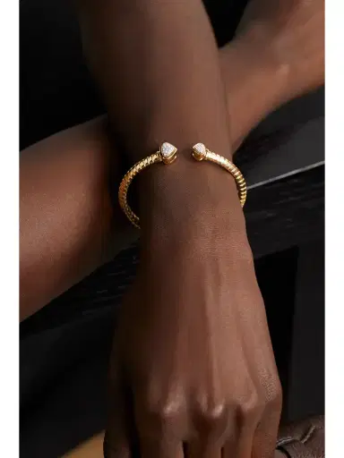 Marina B Trisolina Small 18-karat Gold Diamond Bracelet | Thumbnail 2