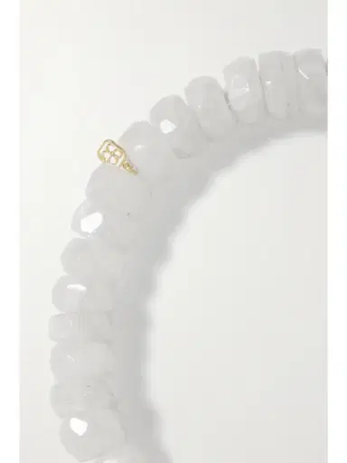 Sydney Evan Large Sand Dollar 14-karat Gold, Moonstone And Diamond Bracelet | Thumbnail 3