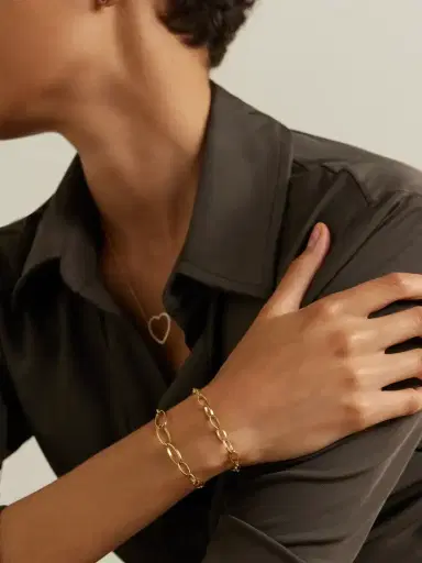 Jennifer Meyer Medium Edith 18-karat Gold Bracelet | Thumbnail 4 Jennifer Meyer Medium Edith 18-karat Gold Bracelet | Thumbnail 4