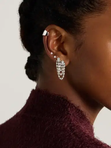 Anita Ko Bianca 18-karat White Gold Diamond Single Earring | Thumbnail 4