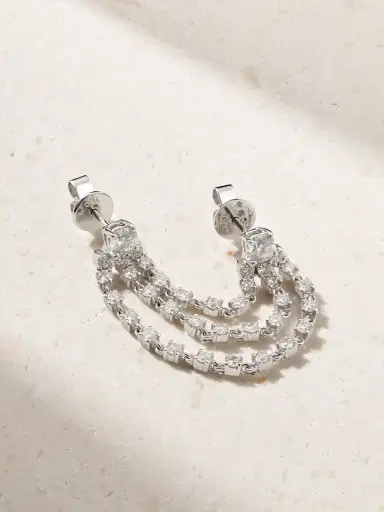 Anita Ko Bianca 18-karat White Gold Diamond Single Earring | Thumbnail 1