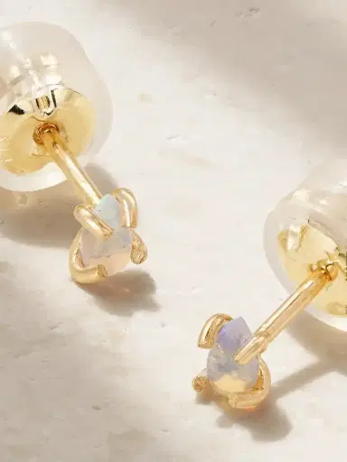 Melissa Joy Manning 14-karat Recycled Gold Opal Earrings | Thumbnail 3 Melissa Joy Manning 14-karat Recycled Gold Opal Earrings | Thumbnail 3
