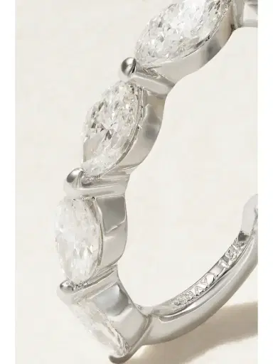SHAY 18-karat White Gold Diamond Ear Cuff | Thumbnail 3