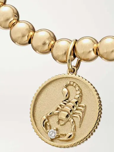 Sydney Evan Scorpio 14-karat Gold Diamond Bracelet | Thumbnail 4