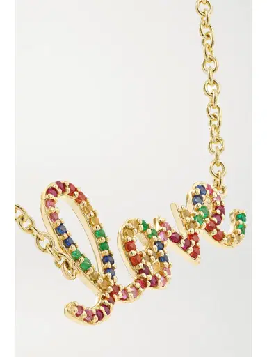 Sydney Evan Medium Love 14-karat Gold Multi-stone Bracelet | Thumbnail 4 Sydney Evan Medium Love 14-karat Gold Multi-stone Bracelet | Thumbnail 4