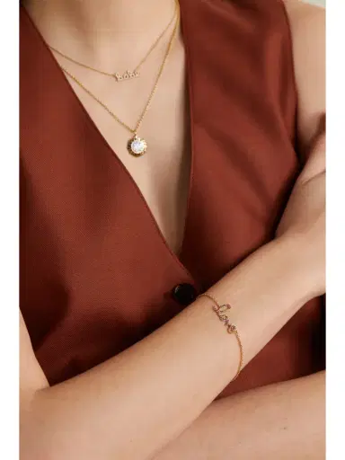 Sydney Evan Medium Love 14-karat Gold Multi-stone Bracelet | Thumbnail 5 Sydney Evan Medium Love 14-karat Gold Multi-stone Bracelet | Thumbnail 5