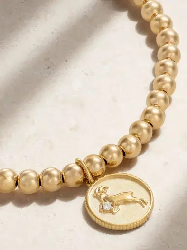 Sydney Evan Capricorn 14-karat Gold Diamond Bracelet | Thumbnail 4 Sydney Evan Capricorn 14-karat Gold Diamond Bracelet | Thumbnail 4