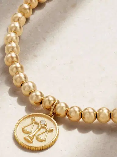 Sydney Evan Libra 14-karat Gold Diamond Bracelet | Thumbnail 4 Sydney Evan Libra 14-karat Gold Diamond Bracelet | Thumbnail 4