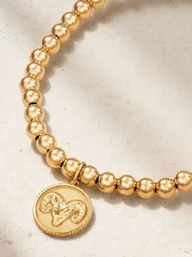 Sydney Evan Aries 14-karat Gold Diamond Bracelet | Thumbnail 4