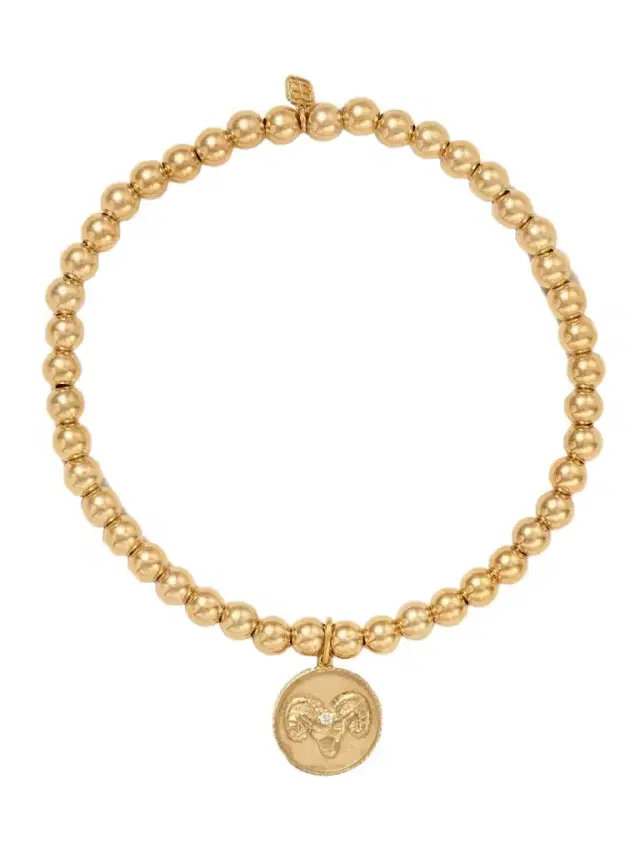 Sydney Evan Aries 14-karat Gold Diamond Bracelet