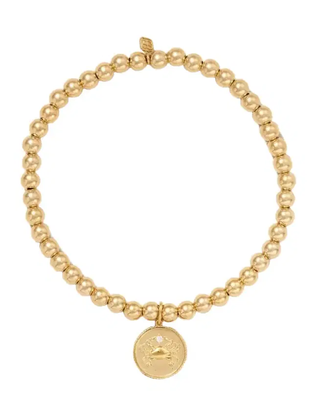 Sydney Evan Cancer 14-karat Gold Diamond Bracelet