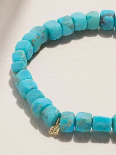 Sydney Evan Eye 14-karat Gold Turquoise Bracelet | Thumbnail 3 Sydney Evan Eye 14-karat Gold Turquoise Bracelet | Thumbnail 3