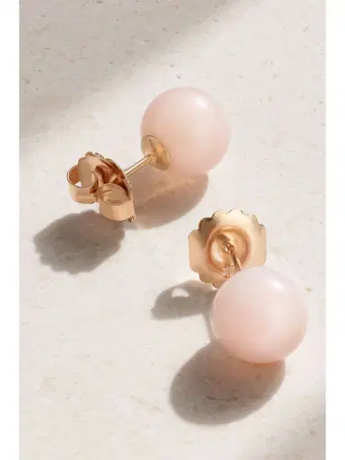 Irene Neuwirth Large Gumball 18-karat Rose Gold Opal Earrings | Thumbnail 3