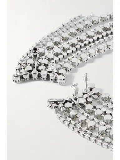 Isabel Marant Midnight Dancin Silver-tone Crystal Earrings | Thumbnail 3