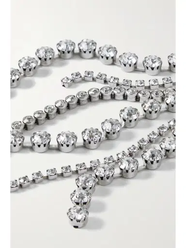 Isabel Marant Midnight Dancin Silver-tone Crystal Earrings | Thumbnail 4