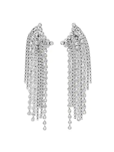 Isabel Marant Midnight Dancin Silver-tone Crystal Earrings | Thumbnail 1