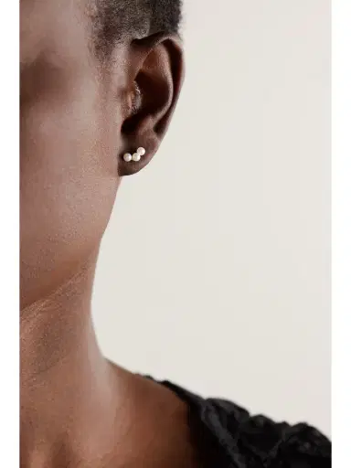 Mateo Trio 14-karat Gold Pearl Earrings | Thumbnail 2 Mateo Trio 14-karat Gold Pearl Earrings | Thumbnail 2