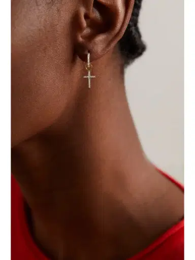 Mateo 14-karat Gold Diamond Hoop Earrings | Thumbnail 2 Mateo 14-karat Gold Diamond Hoop Earrings | Thumbnail 2