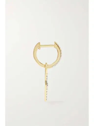 Mateo 14-karat Gold Diamond Hoop Earrings | Thumbnail 3 Mateo 14-karat Gold Diamond Hoop Earrings | Thumbnail 3