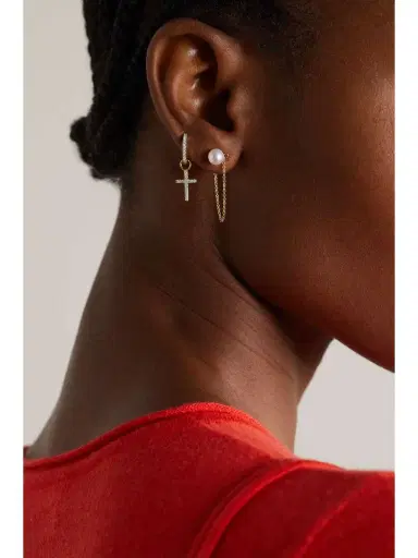 Mateo 14-karat Gold Diamond Hoop Earrings | Thumbnail 6 Mateo 14-karat Gold Diamond Hoop Earrings | Thumbnail 6