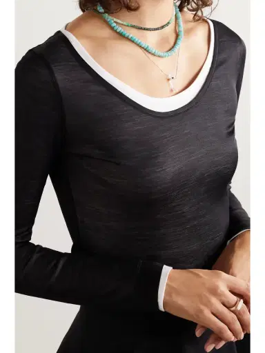 JIA JIA Gold Emerald Necklace | Thumbnail 2
