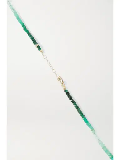 JIA JIA Gold Emerald Necklace | Thumbnail 3