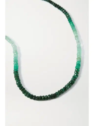 JIA JIA Gold Emerald Necklace | Thumbnail 4