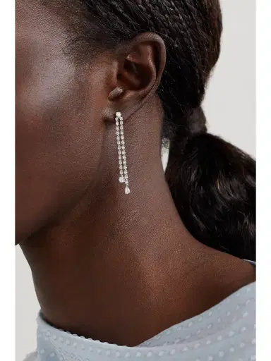 Anita Ko 18-karat White Gold Diamond Earrings | Thumbnail 2