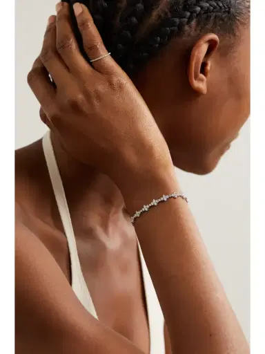 Anita Ko Vivi 18-karat White Gold Diamond Tennis Bracelet | Thumbnail 2