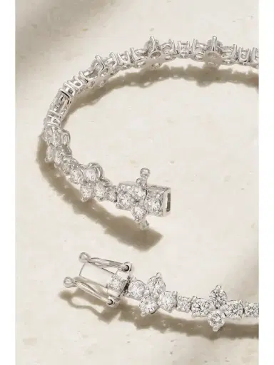 Anita Ko Vivi 18-karat White Gold Diamond Tennis Bracelet | Thumbnail 3