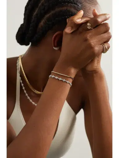 Anita Ko Vivi 18-karat White Gold Diamond Tennis Bracelet | Thumbnail 5
