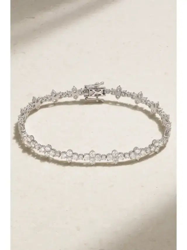 Vivi 18-karat White Gold Diamond Tennis Bracelet