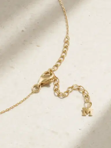 Mateo 14-karat Gold, Turquoise And Diamond Necklace | Thumbnail 3