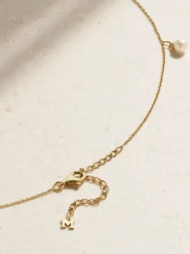 Mateo 14-karat Gold Pearl Necklace | Thumbnail 3