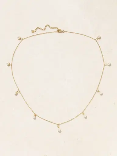 Mateo 14-karat Gold Pearl Necklace | Thumbnail 4